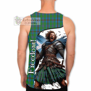 Tartan Vibes Clothing Snodgrass Crest Tartan Men's Tank Top Inspired by the Freedom of Scottish Warrior