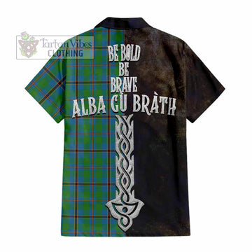 Snodgrass Tartan Family Crest Hawaiian Shirt Alba Gu Brath Be Brave Lion Ancient Style - Tartan Vibes Clothing