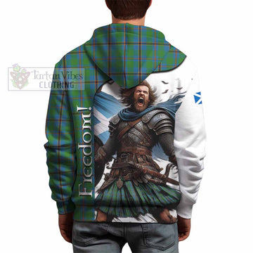 Tartan Vibes Clothing Snodgrass Crest Tartan Hoodie Inspired by the Freedom of Scottish Warrior