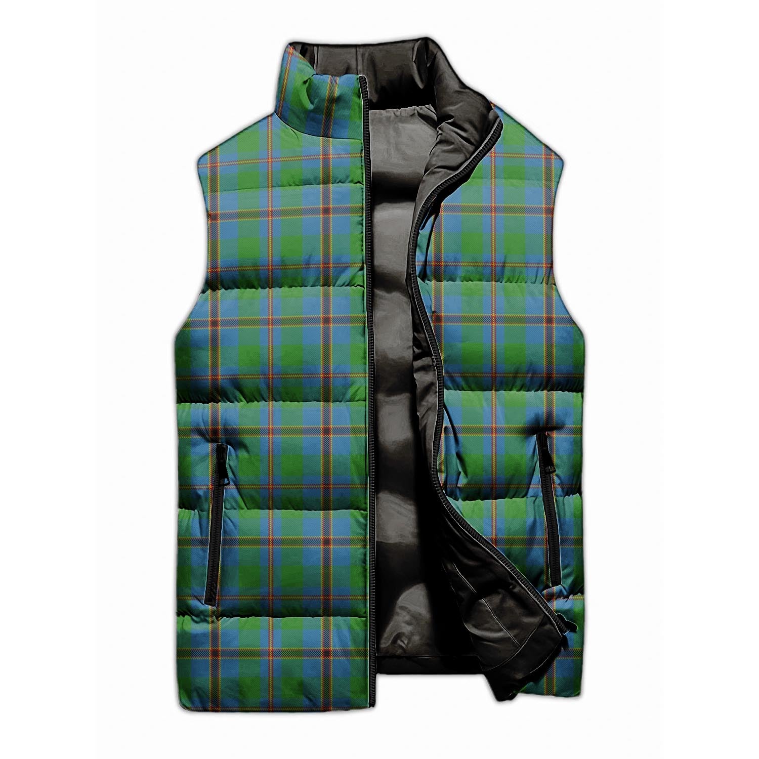 Snodgrass Tartan Sleeveless Puffer Jacket Unisex M - Tartan Vibes Clothing