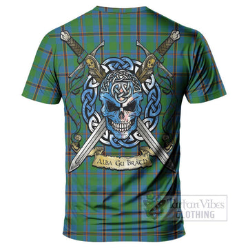 Snodgrass Tartan T-Shirt with Family Crest Celtic Skull Style - Tartan Vibes Clothing