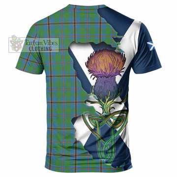 Tartan Vibes Clothing Snodgrass Tartan Family Crest T-Shirt Scottish Thistle Celtic Inspired