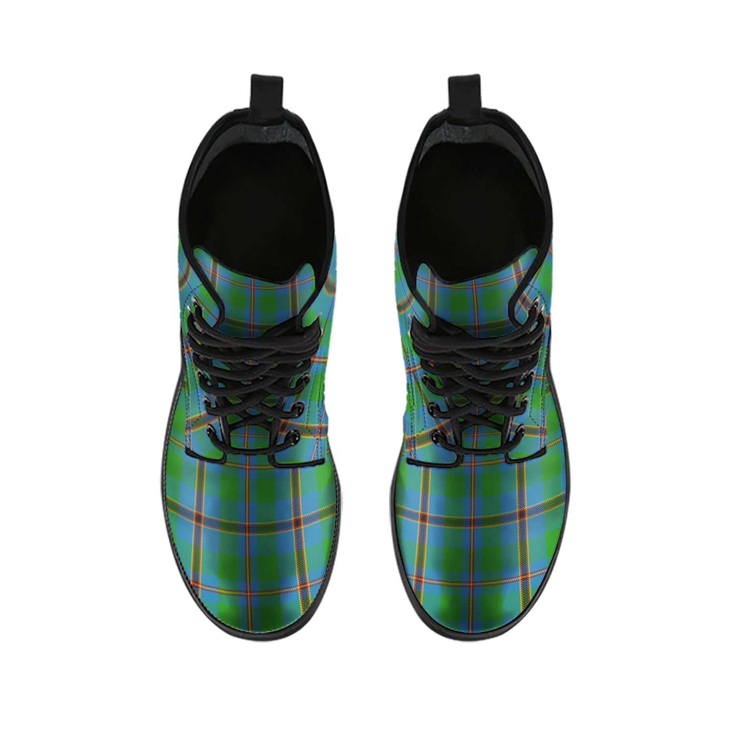 Snodgrass Tartan Leather Boots - Tartan Vibes Clothing