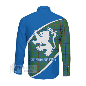 Snodgrass Family Crest Tartan Long Sleeve Button Shirt Celebrate Saint Andrew's Day in Style Men's Shirt - Tartan Vibes Clothing