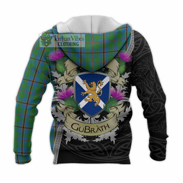 Snodgrass Tartan Family Crest Knitted Hoodie Lion Rampant Royal Thistle Shield Celtic Inspired - Tartan Vibes Clothing
