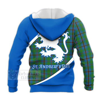 Snodgrass Family Crest Tartan Knitted Hoodie Celebrate Saint Andrew's Day in Style - Tartan Vibes Clothing
