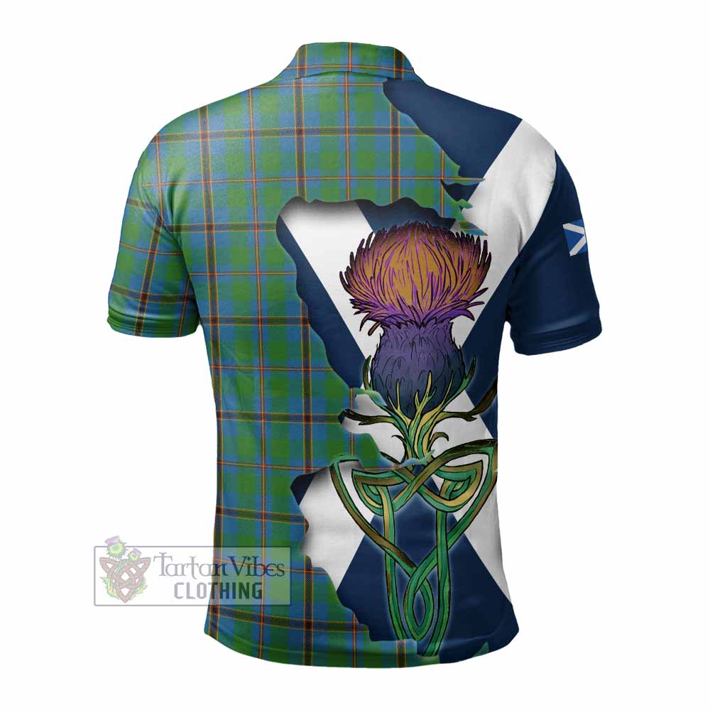 Tartan Vibes Clothing Snodgrass Tartan Family Crest Polo Shirt Scottish Thistle Celtic Inspired