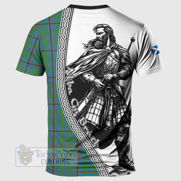 Snodgrass Tartan Clan Crest T-Shirt with Highlander Warrior Celtic Style - Tartan Vibes Clothing