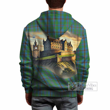 Snodgrass Tartan Family Crest Hoodie with Scottish Ancient Castle Style - Tartan Vibes Clothing