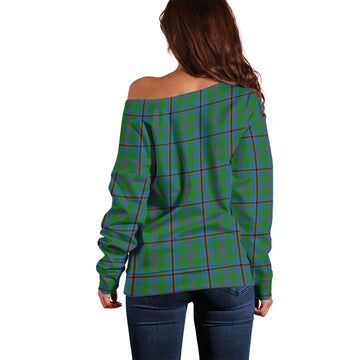 Snodgrass Tartan Off Shoulder Women Sweater - Tartan Vibes Clothing