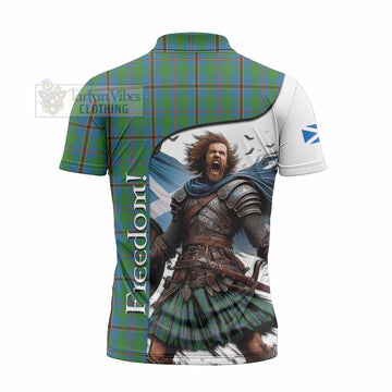 Tartan Vibes Clothing Snodgrass Crest Tartan Zipper Polo Shirt Inspired by the Freedom of Scottish Warrior