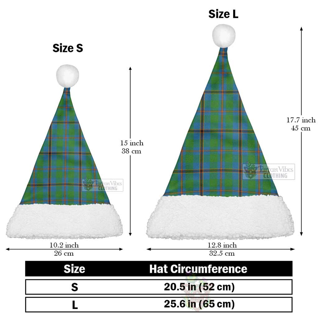 Snodgrass Tartan Christmas Santa Hats Christmas Hat L 25.6in (65cm) - Tartan Vibes Clothing