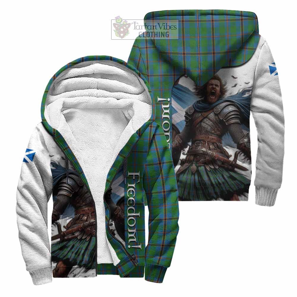 Tartan Vibes Clothing Snodgrass Crest Tartan Sherpa Hoodie Inspired by the Freedom of Scottish Warrior
