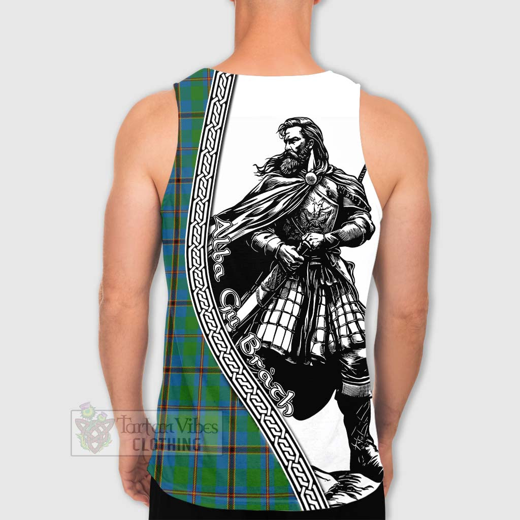 Snodgrass Tartan Clan Crest Men's Tank Top with Highlander Warrior Celtic Style - Tartan Vibes Clothing