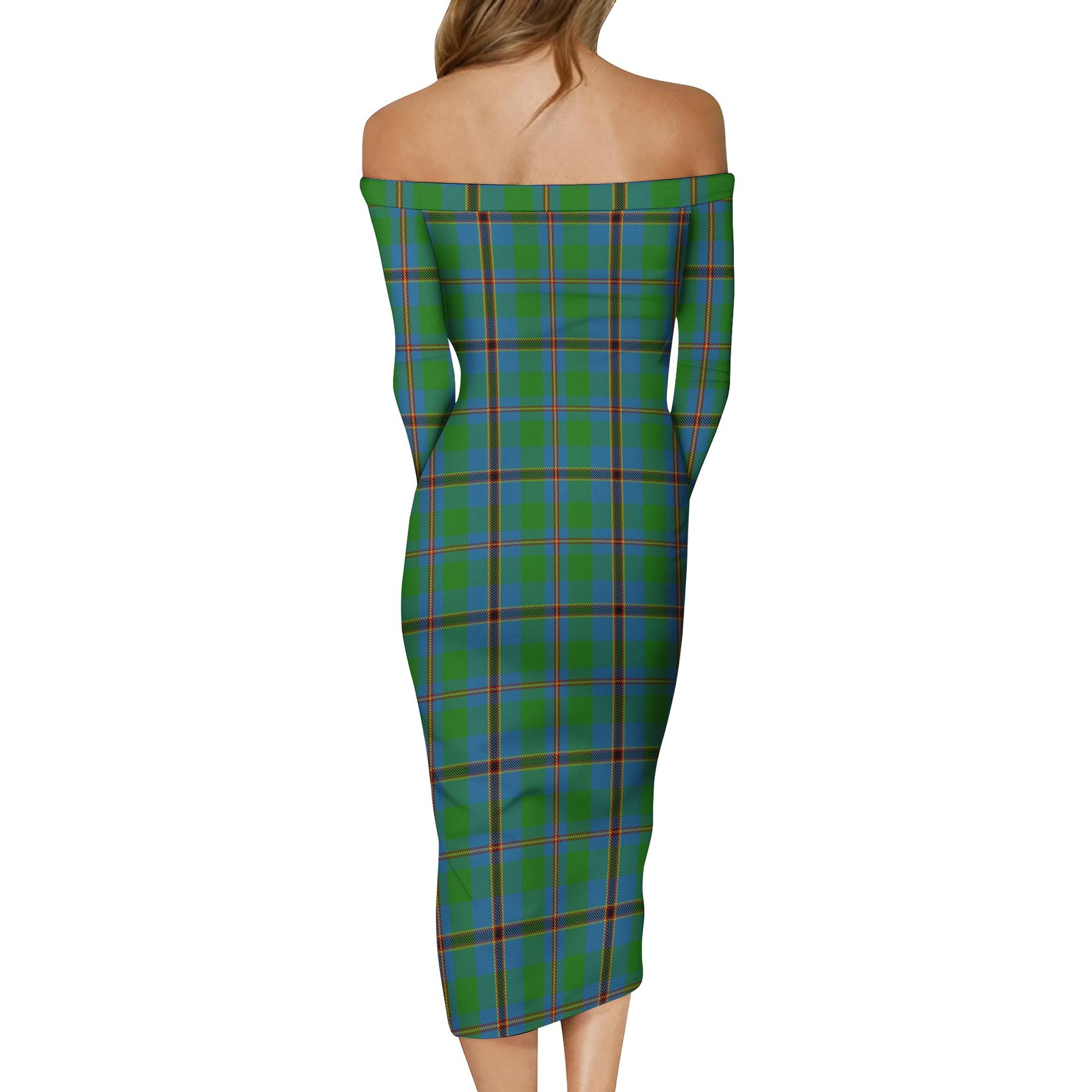 Snodgrass Tartan Off Shoulder Lady Dress - Tartan Vibes Clothing
