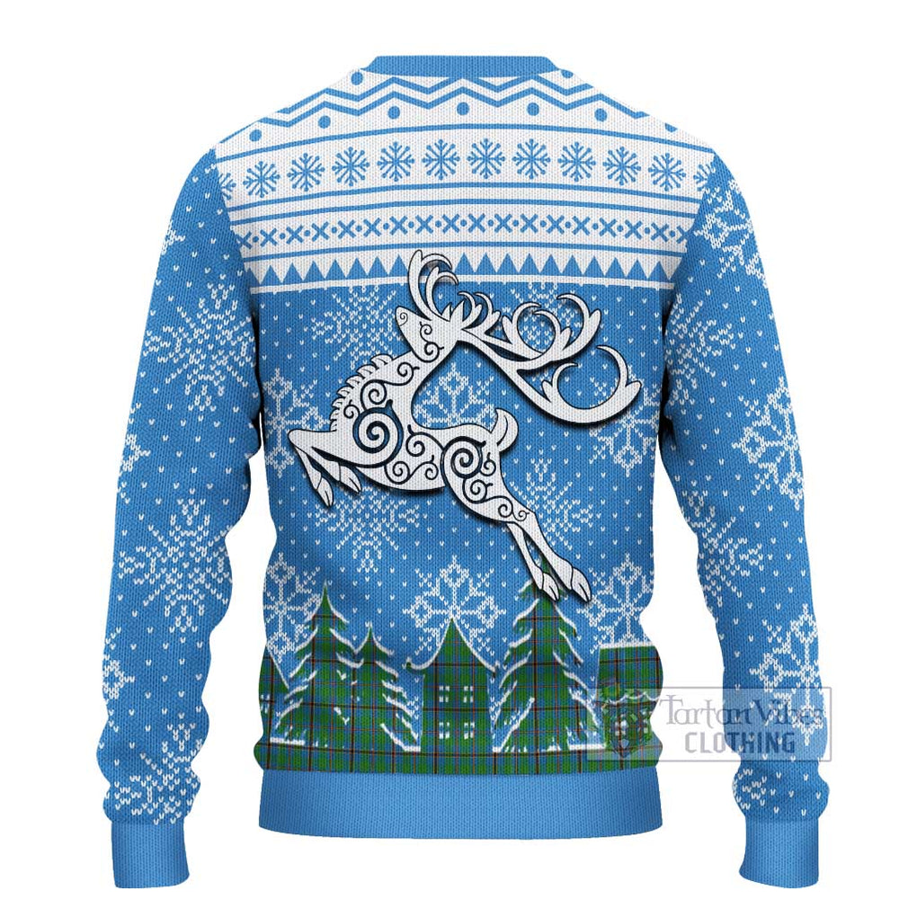 Snodgrass Clan Christmas Ugly Sweater Celtic Reindeer Style - Tartan Vibes Clothing