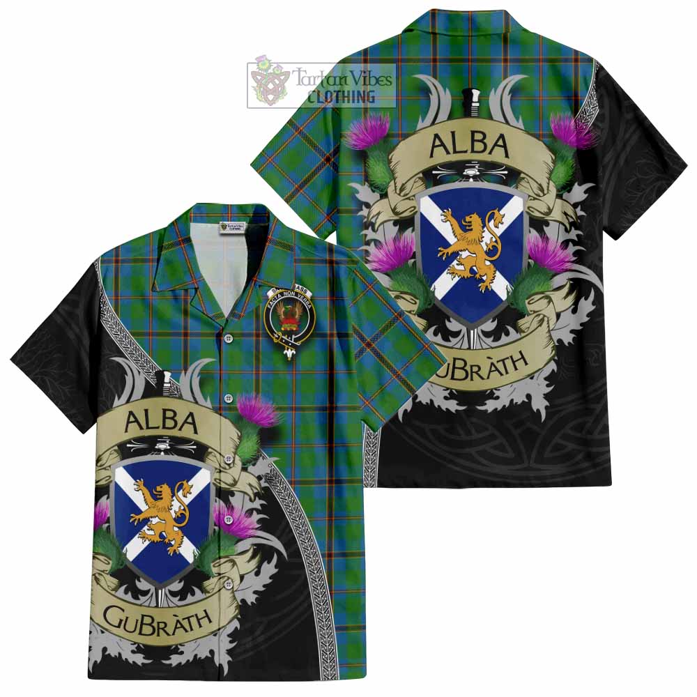 Snodgrass Tartan Family Crest Hawaiian Shirt Lion Rampant Royal Thistle Shield Celtic Inspired - Tartan Vibes Clothing