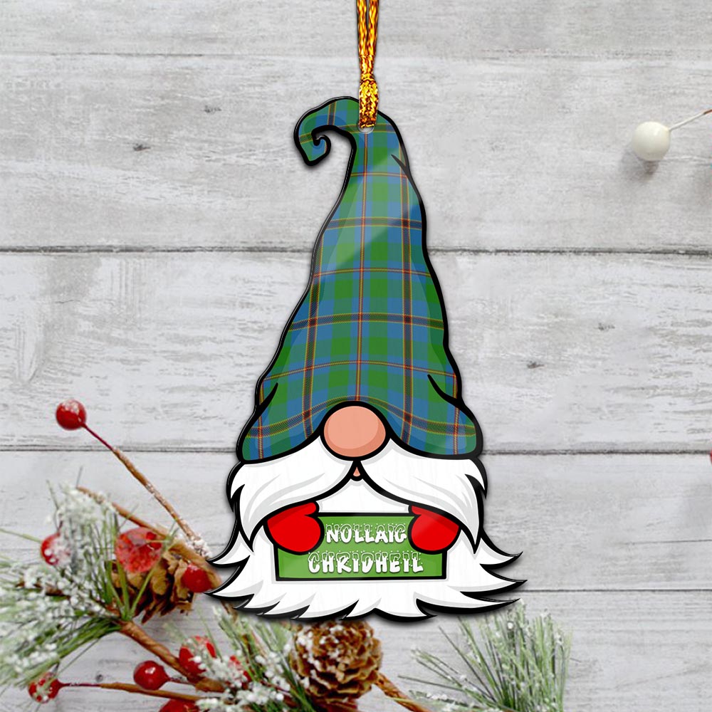 Snodgrass Gnome Christmas Ornament with His Tartan Christmas Hat - Tartan Vibes Clothing