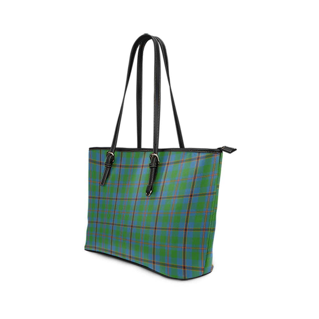 Snodgrass Tartan Leather Tote Bag - Tartan Vibes Clothing