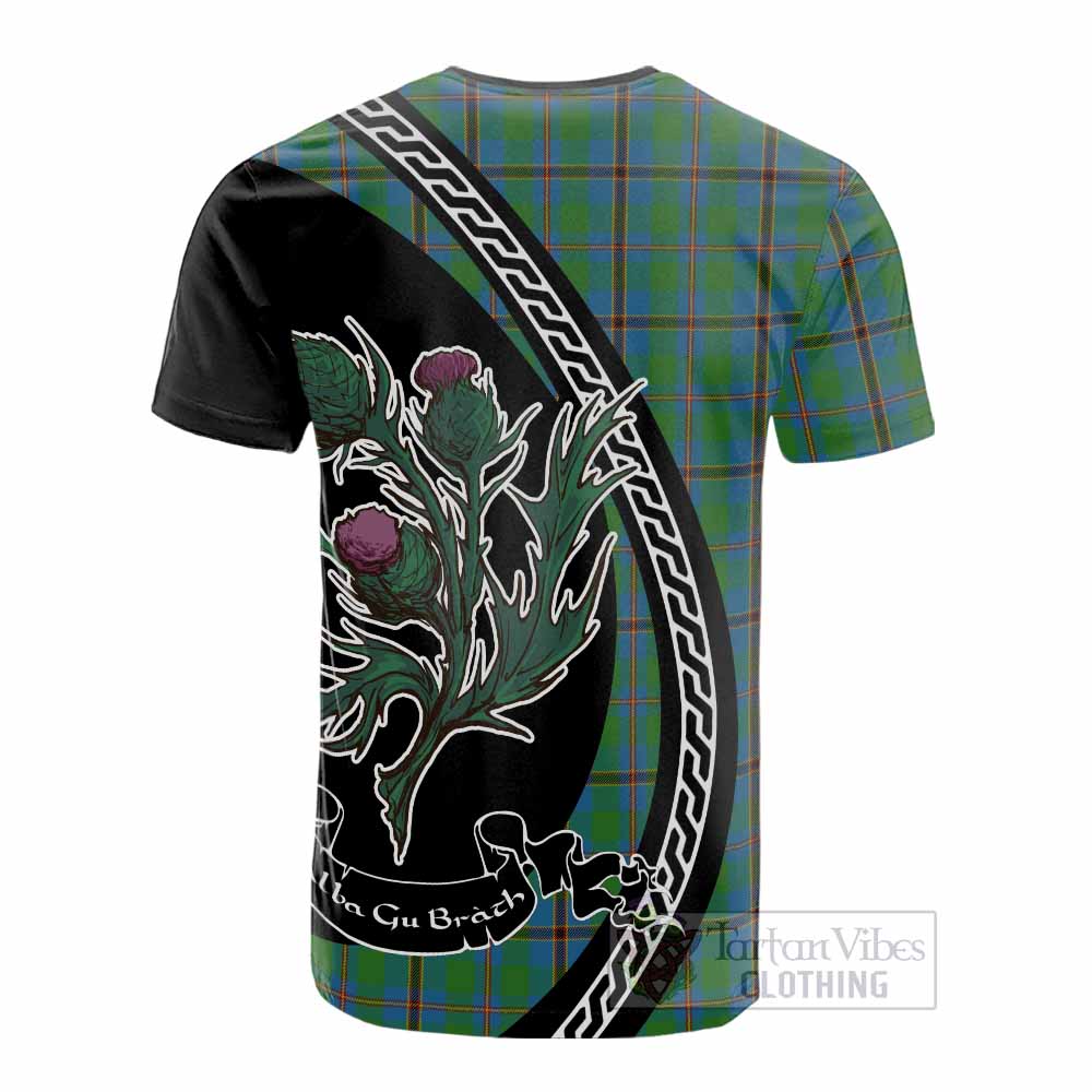 Snodgrass Family Crest Tartan Cotton T-shirt Alba Thistle Inspired - Tartan Vibes Clothing