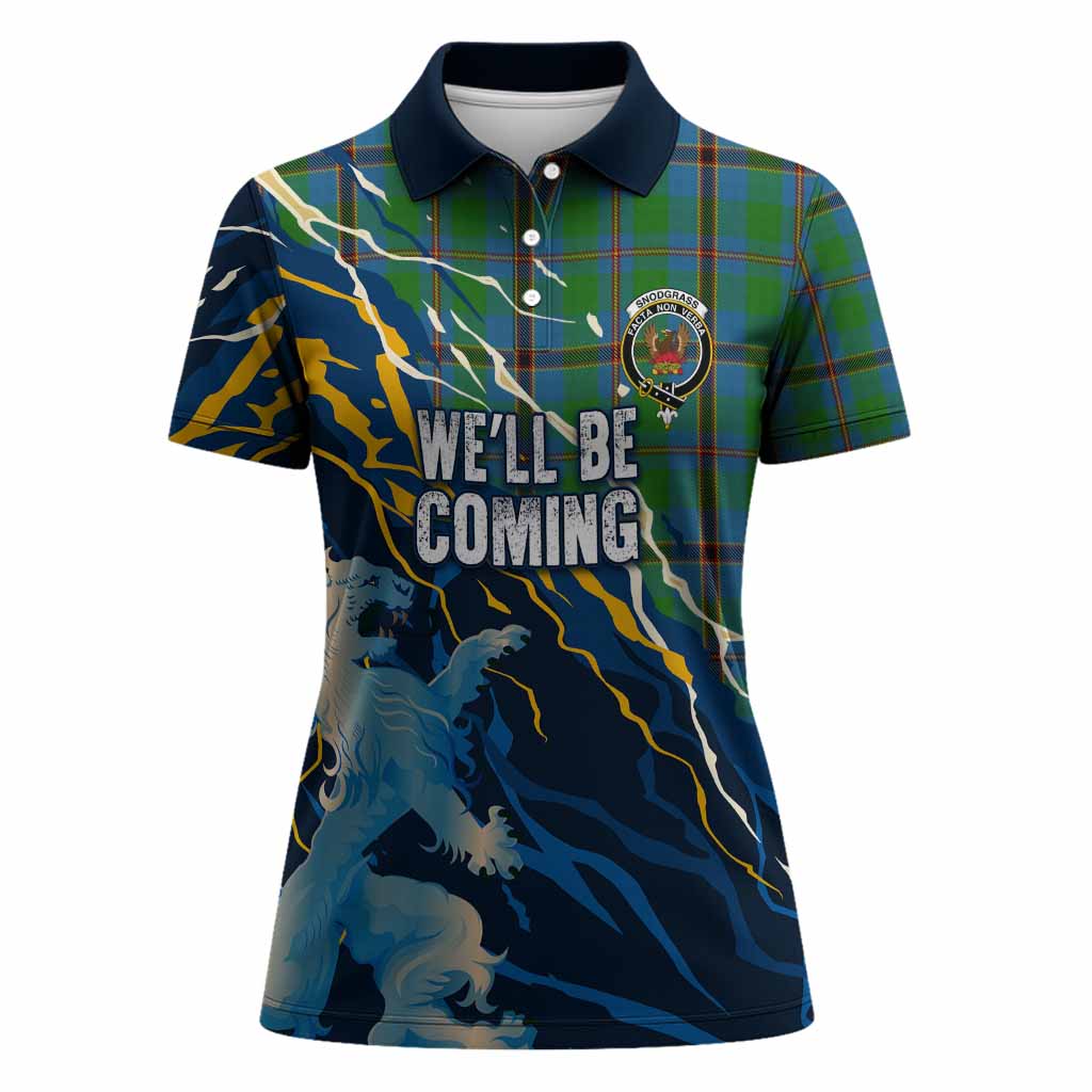 Snodgrass Scotland Tartan Women Polo Shirt WC2026 Football - We'll Be Coming