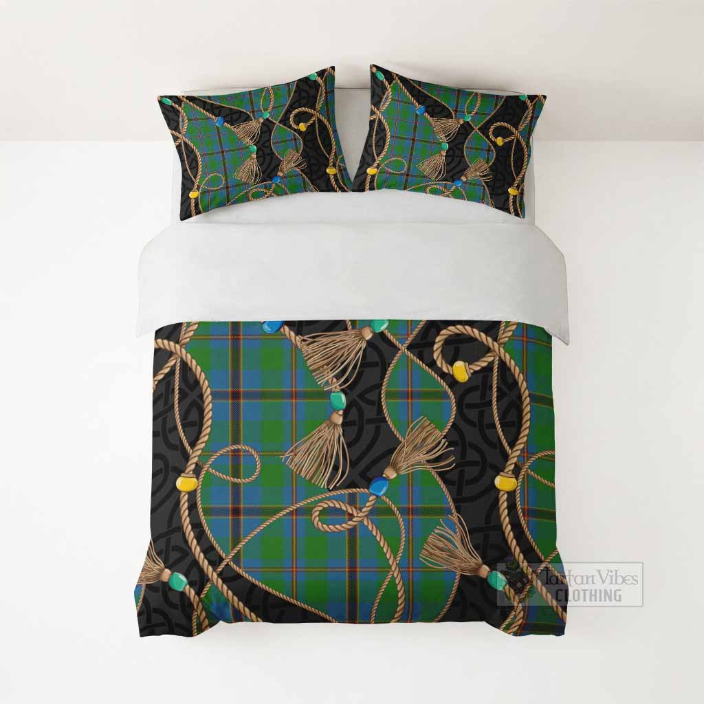 Snodgrass Scottish Tartan Twisted Ropes Stylized Bedding Set - Tartan Vibes Clothing