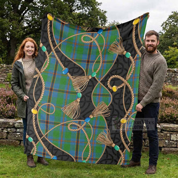 Snodgrass Scottish Tartan Twisted Ropes Stylized Blanket - Tartan Vibes Clothing