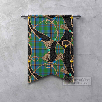 Snodgrass Scottish Tartan Twisted Ropes Stylized Gonfalon Fishtail - Tartan Vibes Clothing