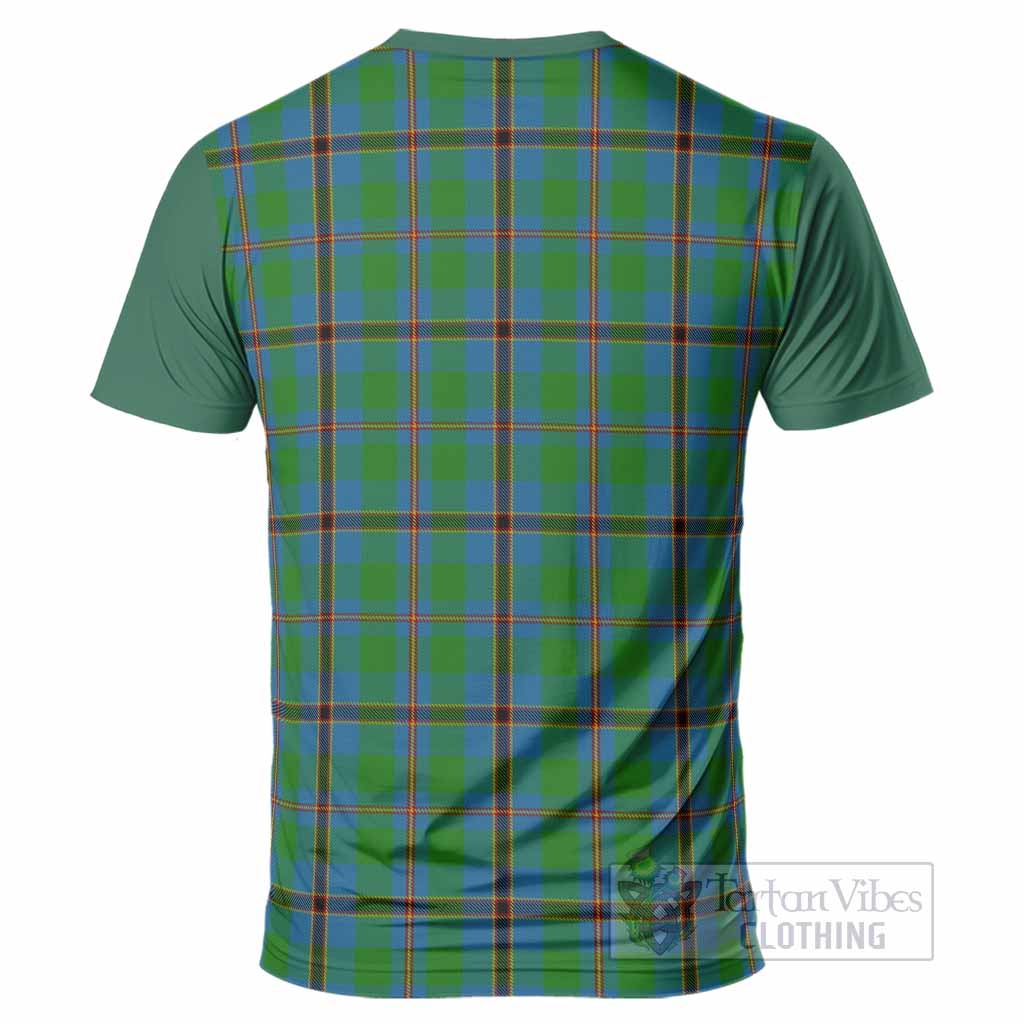 Snodgrass Tartan Accent T-Shirt with Family Crest