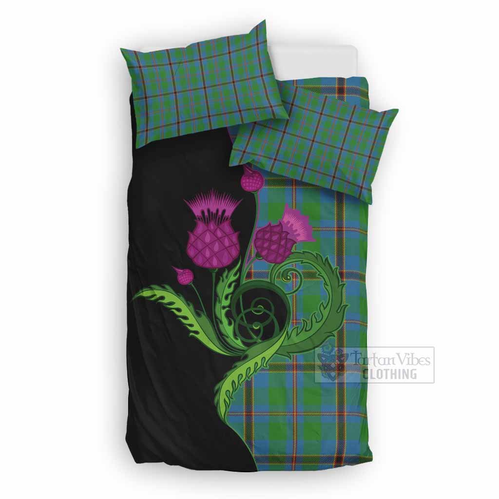 Snodgrass Tartan Bedding Set Traditional Scottish Thistle UK Bedding Set UK Double 79*79 inch - Tartan Vibes Clothing