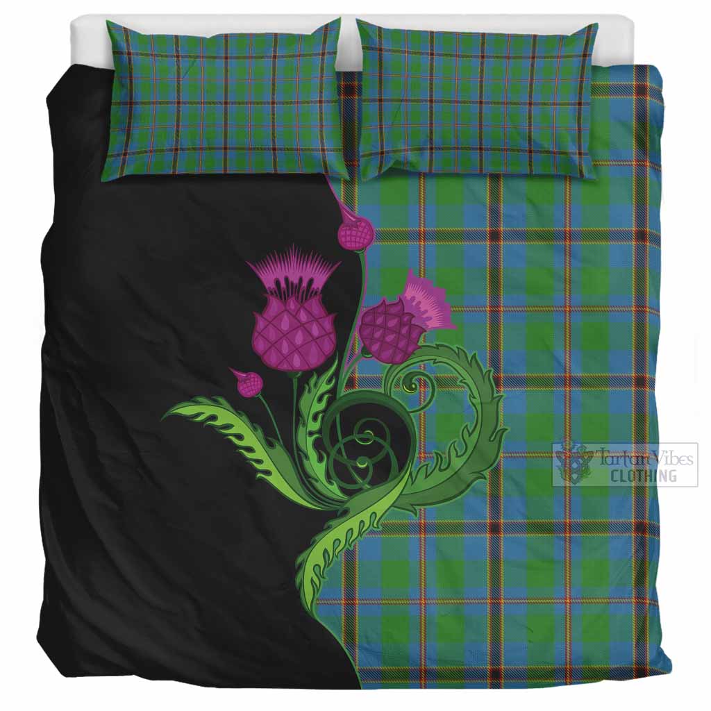 Snodgrass Tartan Bedding Set Traditional Scottish Thistle UK Bedding Set UK Super King 104*94 inch - Tartan Vibes Clothing