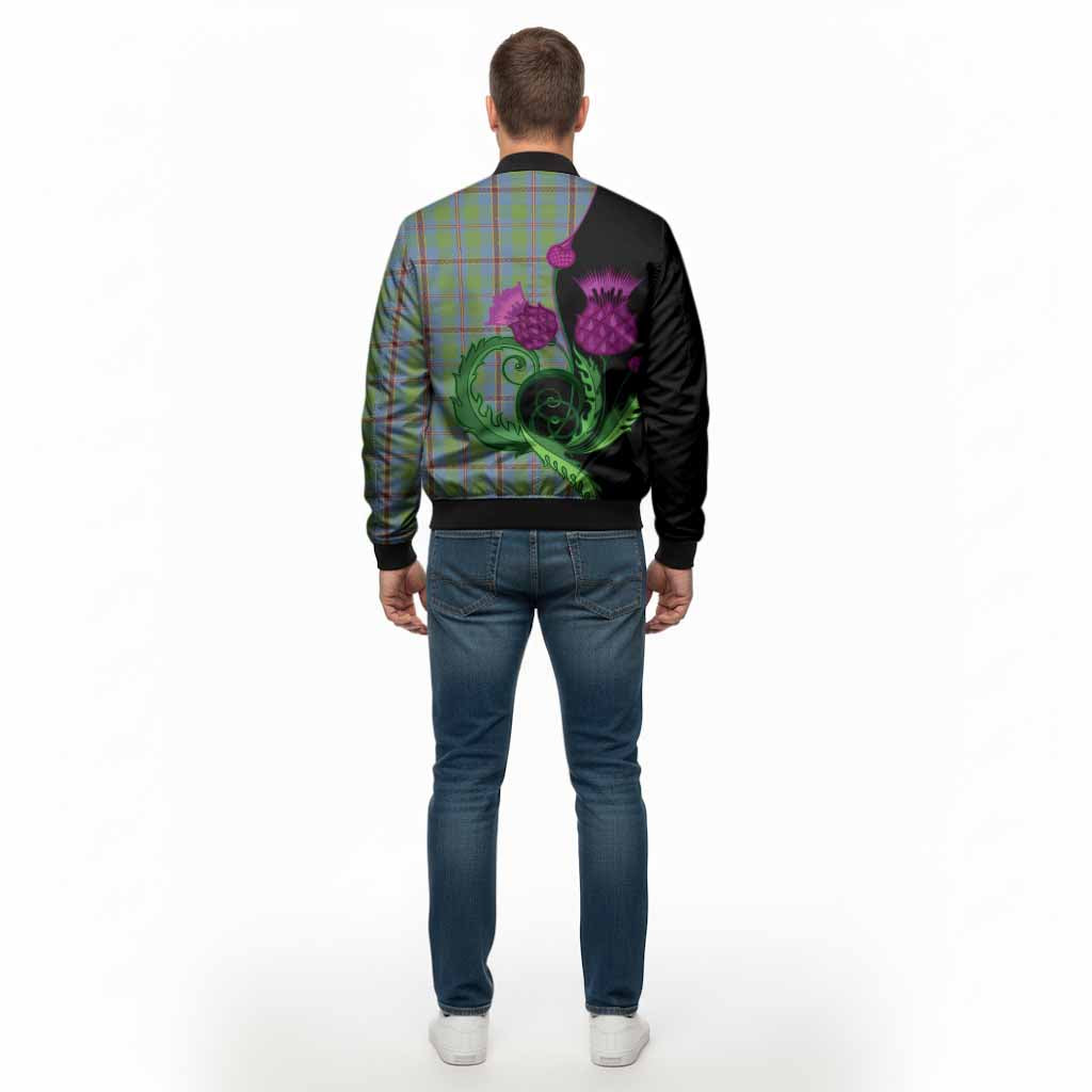 Snodgrass Tartan Bomber Jacket Traditional Scottish Thistle