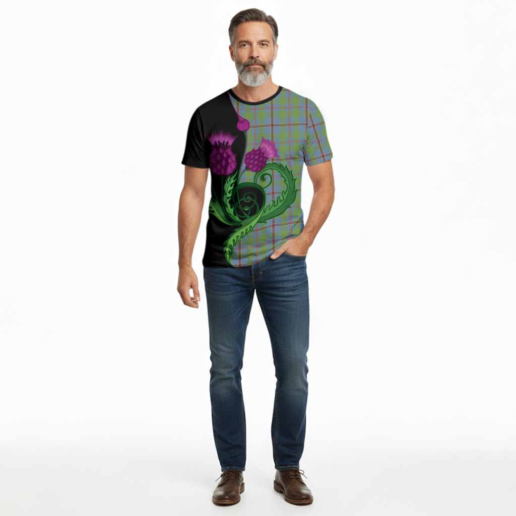 Snodgrass Tartan Cotton T-shirt Traditional Scottish Thistle