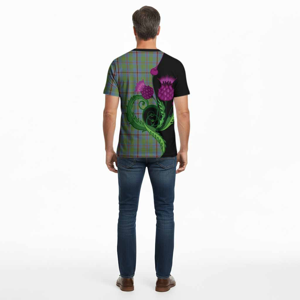 Snodgrass Tartan Cotton T-shirt Traditional Scottish Thistle
