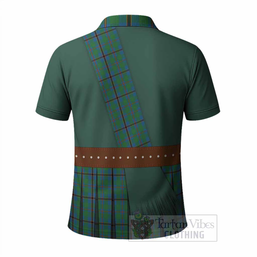 Snodgrass Tartan Crest Polo Shirt Kilt Costume Style