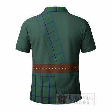 Snodgrass Tartan Crest Polo Shirt Kilt Costume Style