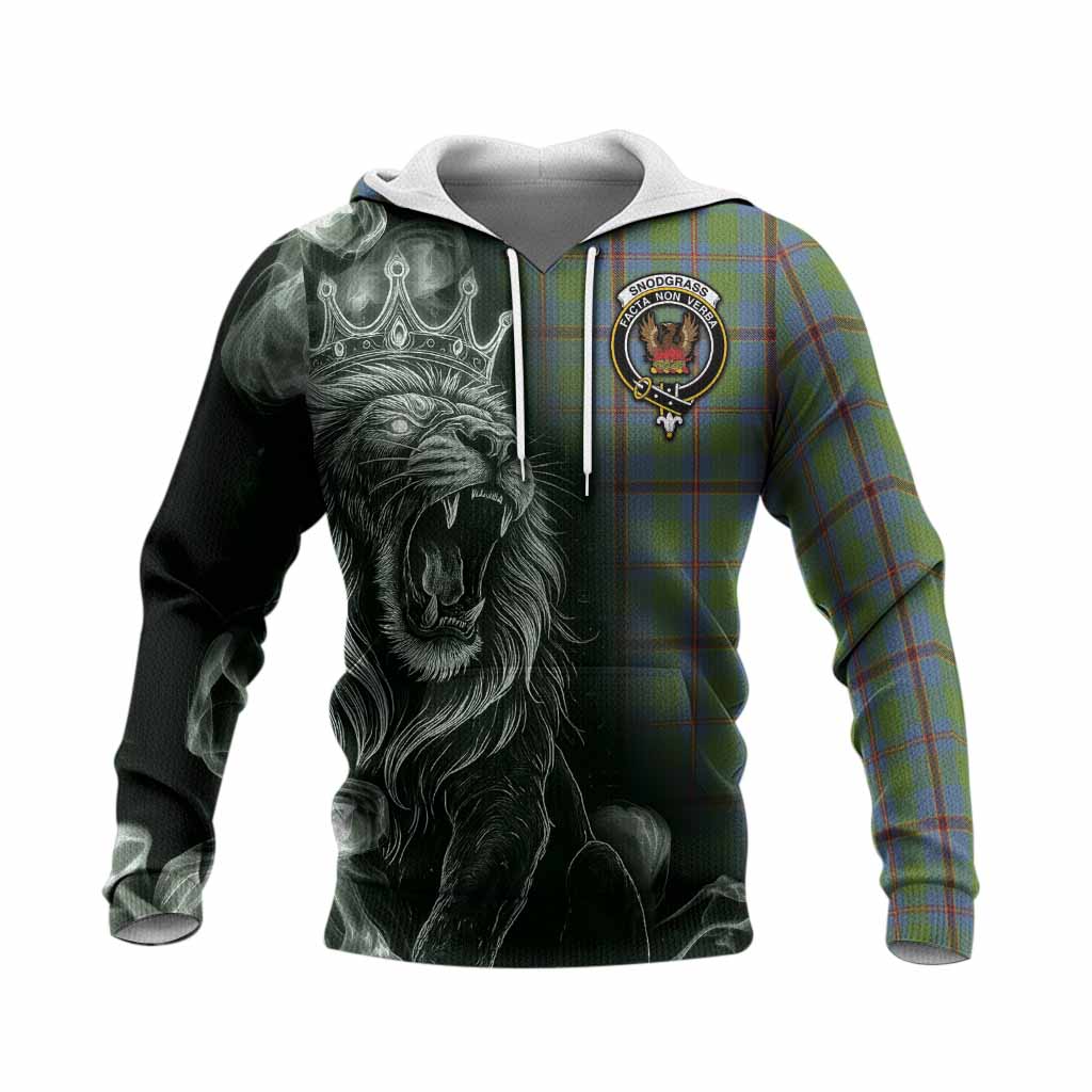 Snodgrass Tartan Knitted Hoodie Roaring Lion Heritage