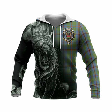 Snodgrass Tartan Knitted Hoodie Roaring Lion Heritage