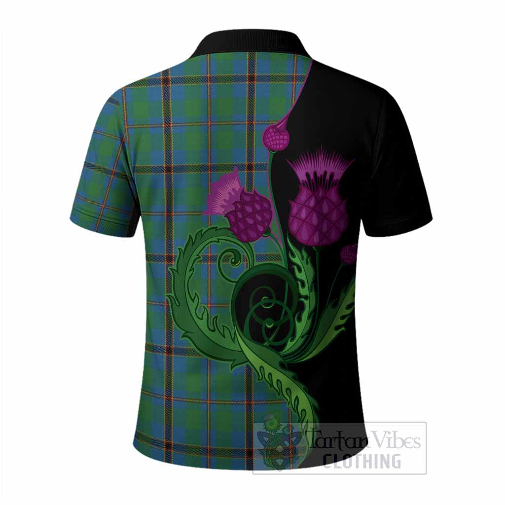Snodgrass Tartan Polo Shirt Traditional Scottish Thistle