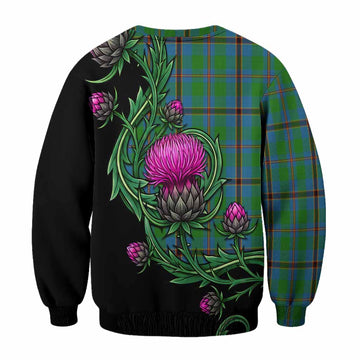 Snodgrass Tartan Sweatshirt Resilient Scottish Thistle - Tartan Vibes Clothing