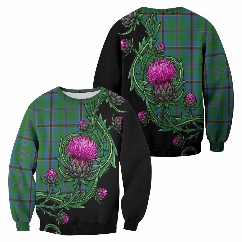 Snodgrass Tartan Sweatshirt Resilient Scottish Thistle - Tartan Vibes Clothing