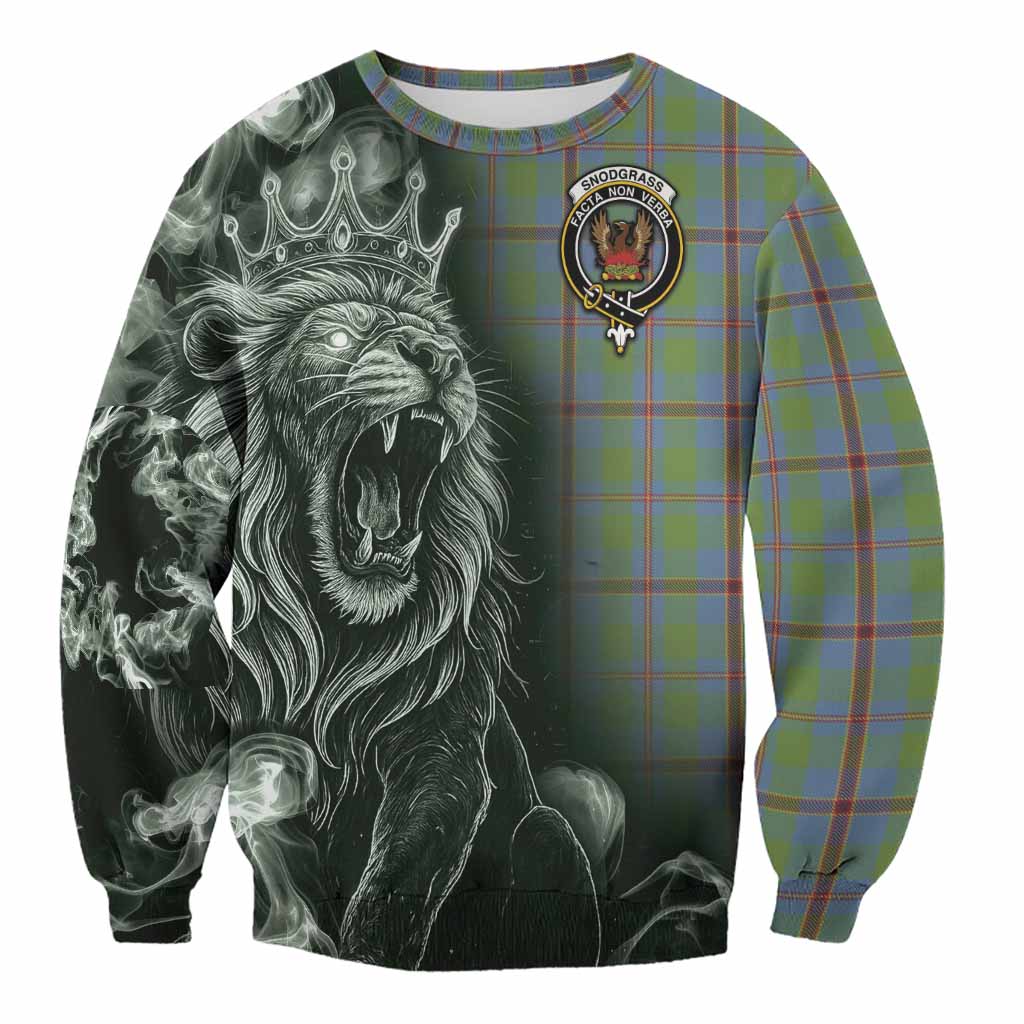 Snodgrass Tartan Sweatshirt Roaring Lion Heritage