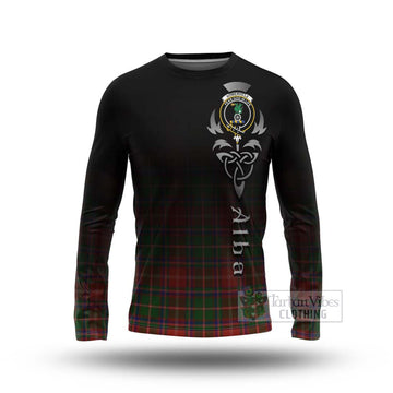 Tartan Vibes Clothing Somerville Tartan Long Sleeve T-Shirt Featuring Alba Gu Brath Family Crest Celtic Inspired