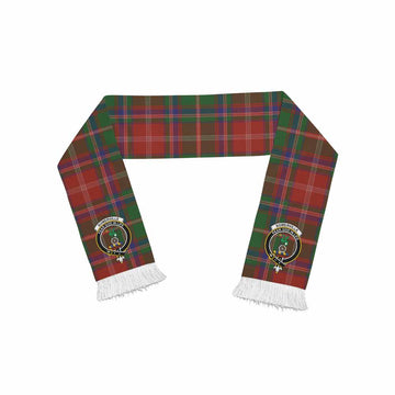 Somerville Tartan Ruffneck Scarf with Family Crest