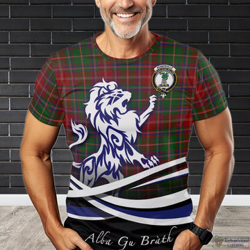 Somerville Tartan T-Shirt with Alba Gu Brath Regal Lion Emblem
