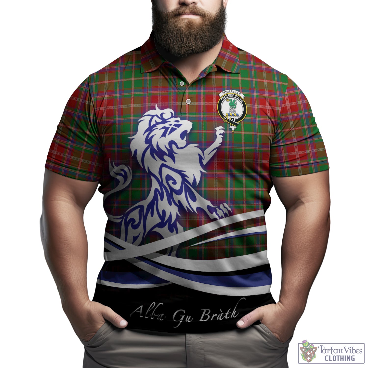 somerville-tartan-polo-shirt-with-alba-gu-brath-regal-lion-emblem