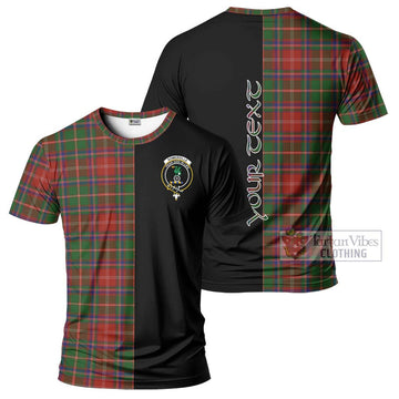 Somerville Tartan T-Shirt with Family Crest and Half Of Me Style Kid's Shirt - Tartanvibesclothing Shop
