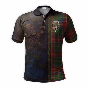 Somerville Tartan Family Crest Polo Shirt Alba Gu Brath Be Brave Lion Ancient Style
