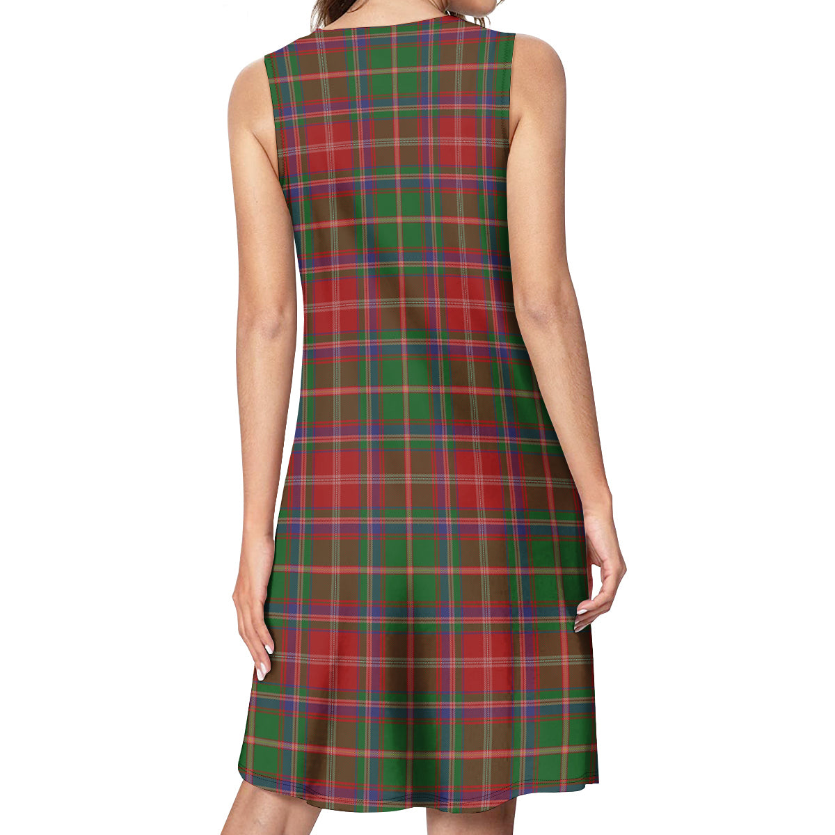Somerville Tartan Womens Casual Dresses - Tartanvibesclothing