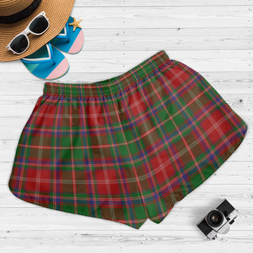 Somerville Tartan Womens Shorts with Family Crest